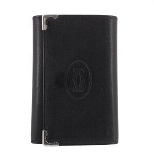 Cartier Black Leather Men's Wallet